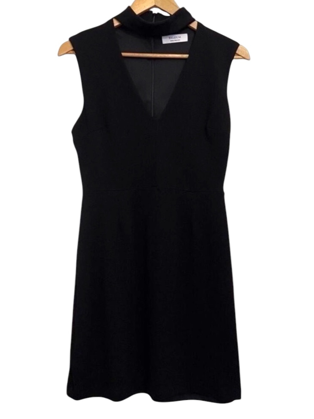 BAILEY 44 black dress cut out open neck sexy contemporary classic quality stretc